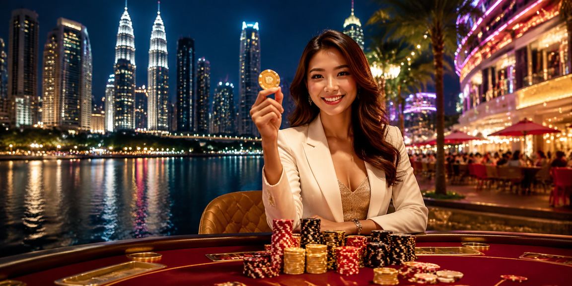 Meja baccarat kasino langsung Kuala Lumpur gaya Melayu